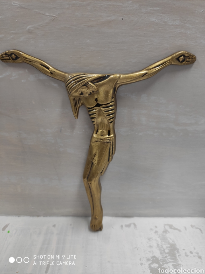 Antiquit&eacute;s: Chapa o placa puerta CRISTO CRUCIFICAFO
