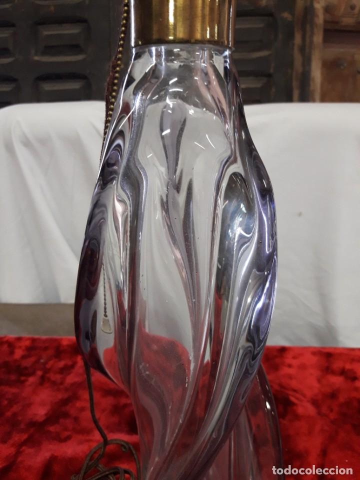 Antig&uuml;edades: Pie de l&aacute;mpara cristal - Foto 3