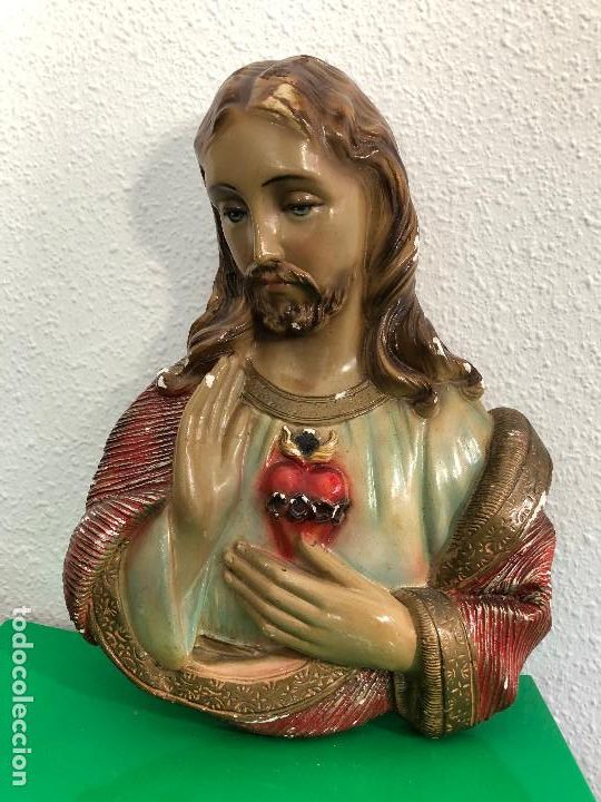 Antig&uuml;edades: Busto CORAZ&Oacute;N DE JES&Uacute;S - Foto 1