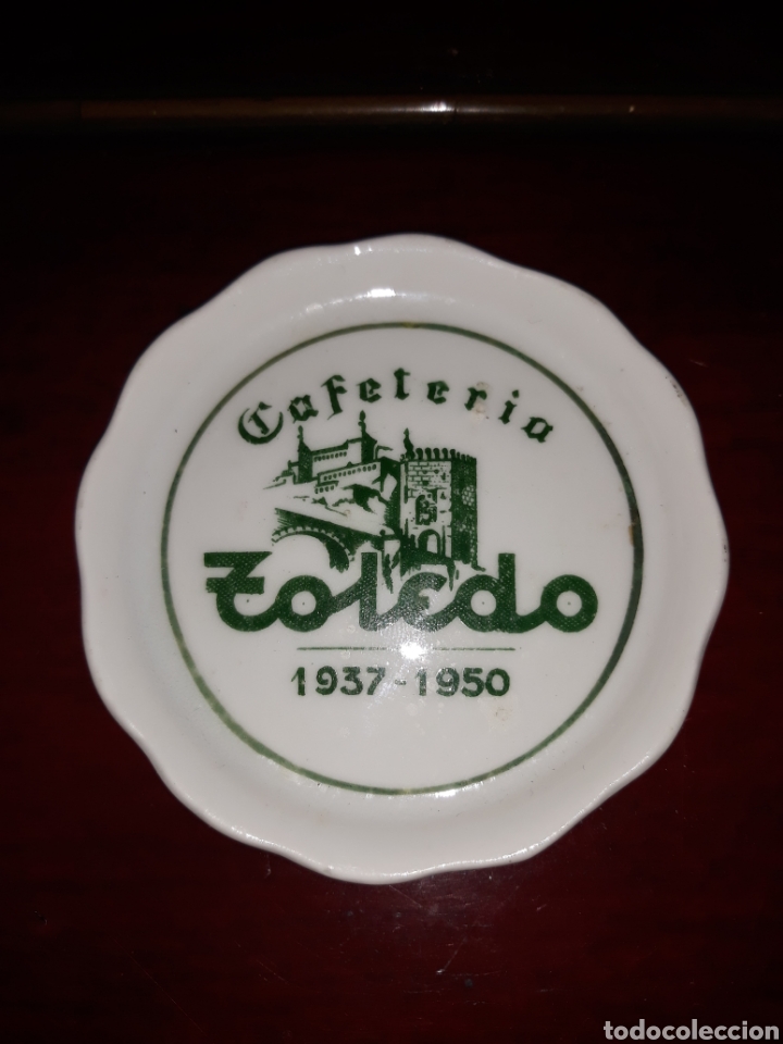 Antig&uuml;edades: Plato cafeter&iacute;a Toledo Bilbao - Foto 1
