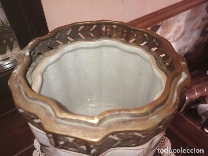 Antig&uuml;edades: Jarr&oacute;n porcelana china y bronce - Foto 6
