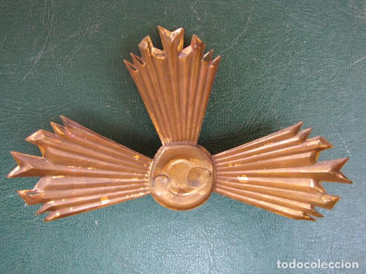 Antig&uuml;edades: 3- Potencia 12 cm. Lat&oacute;n - Foto 3