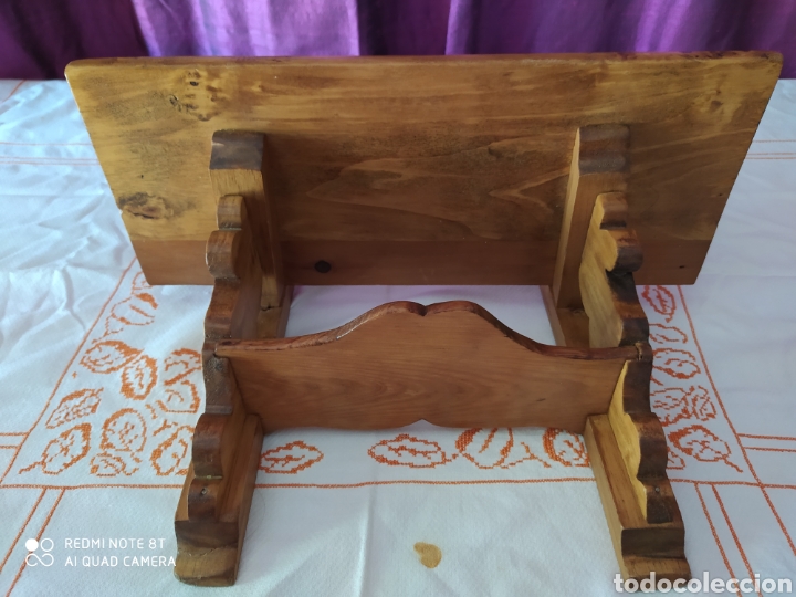 Antig&uuml;edades: Estanter&iacute;a de madera 40x17x45 - Foto 2