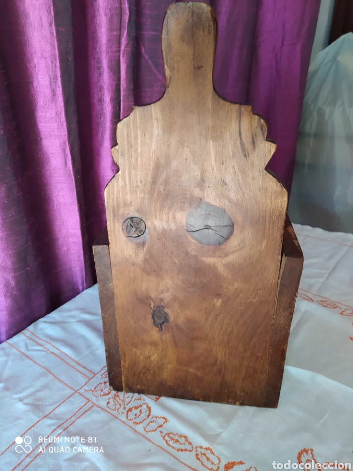 Antig&uuml;edades: Recogedor de madera gruesa - Foto 3