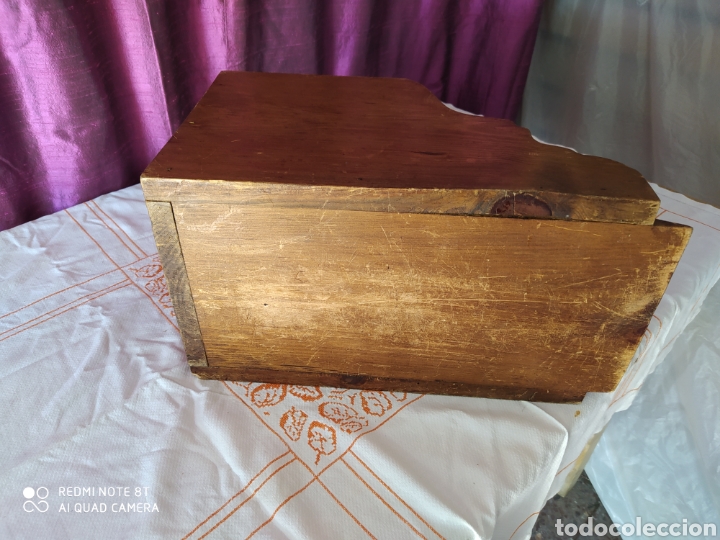 Antig&uuml;edades: Recogedor de madera gruesa - Foto 4