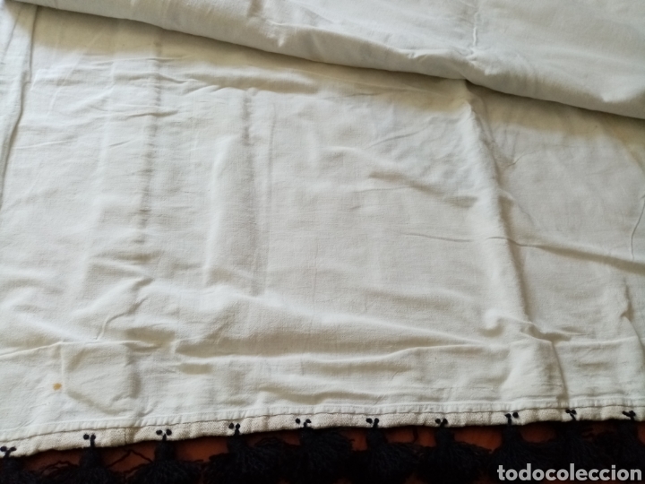 Antig&uuml;edades: Alfombra de lino antiguo - Foto 6