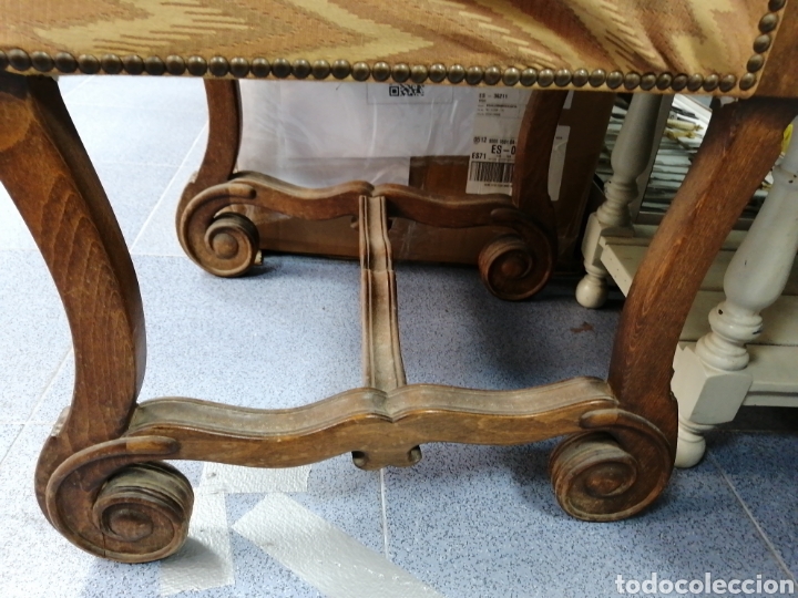 Antig&uuml;edades: Dos sillas madera antiguas - Foto 3