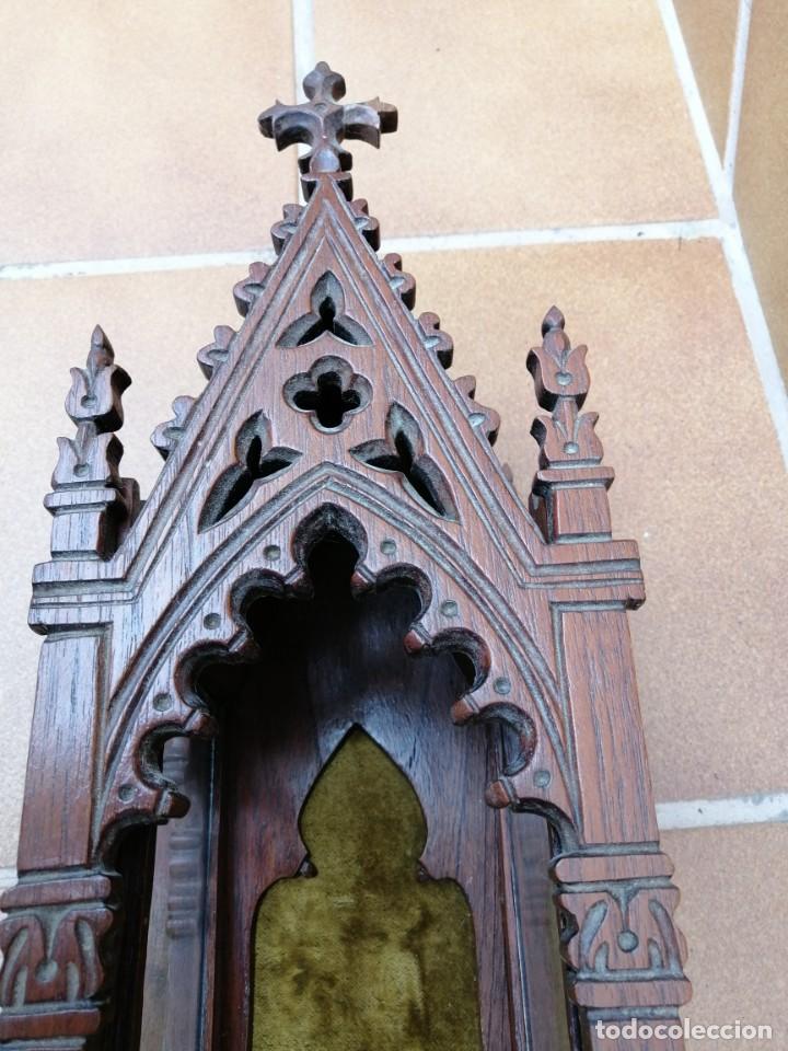 Antig&uuml;edades: CAPILLA DE MADERA SIGLO XIX - Foto 1