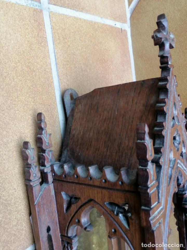 Antig&uuml;edades: CAPILLA DE MADERA SIGLO XIX - Foto 10