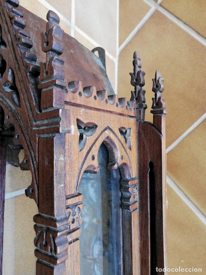 Antig&uuml;edades: CAPILLA DE MADERA SIGLO XIX - Foto 13
