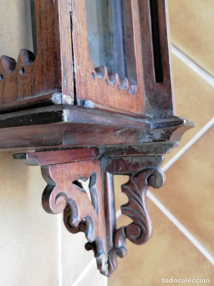 Antig&uuml;edades: CAPILLA DE MADERA SIGLO XIX - Foto 14
