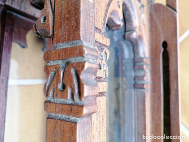 Antig&uuml;edades: CAPILLA DE MADERA SIGLO XIX - Foto 18