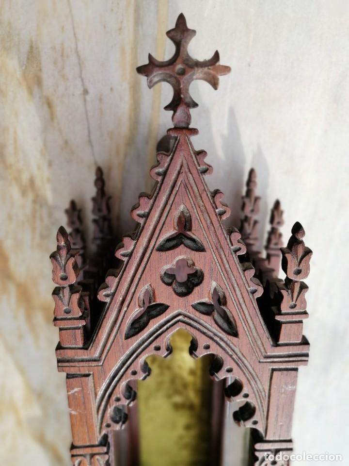 Antig&uuml;edades: CAPILLA DE MADERA SIGLO XIX - Foto 22
