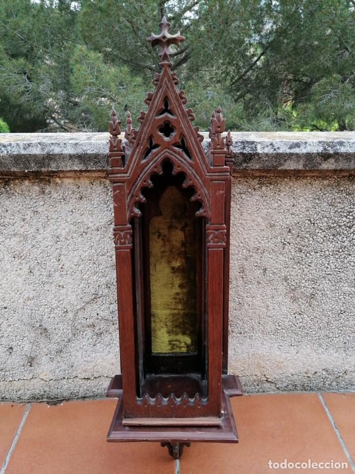 Antig&uuml;edades: CAPILLA DE MADERA SIGLO XIX - Foto 23