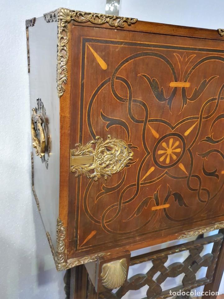 Antig&uuml;edades: - BARGUE&Ntilde;O PAPELERA MARQUETER&Iacute;A - Foto 4