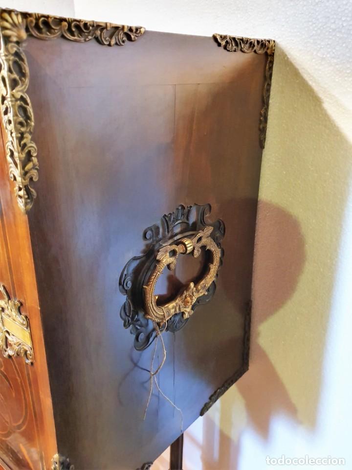 Antig&uuml;edades: - BARGUE&Ntilde;O PAPELERA MARQUETER&Iacute;A - Foto 5