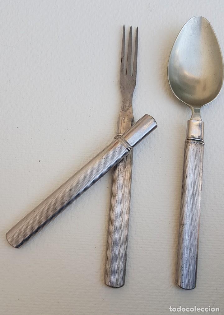 Antig&uuml;edades: Set de cubiertos de viaje - Foto 18