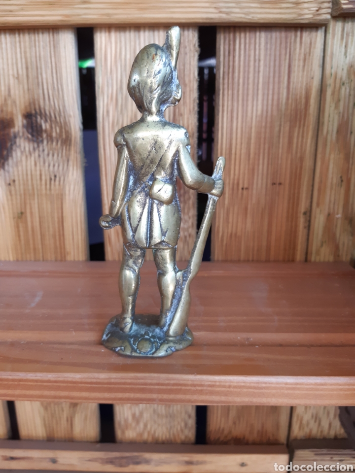 Antig&uuml;edades: Figura soldado bronce - Foto 2