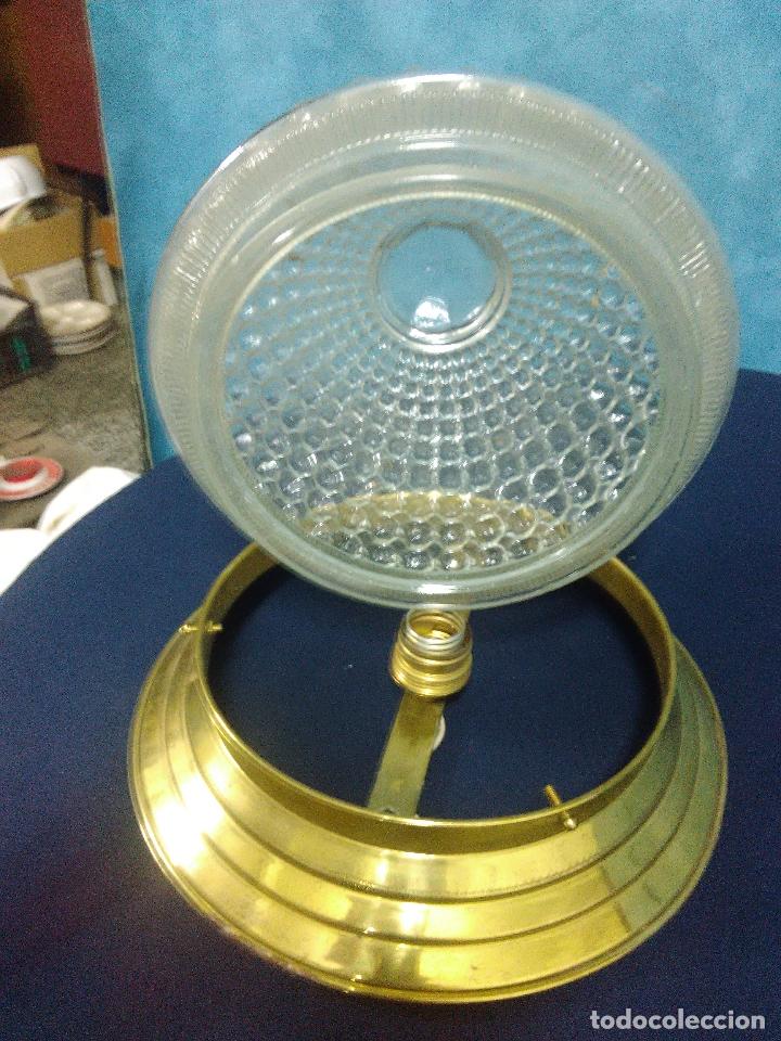 Antig&uuml;edades: PLAFON METAL CRISTAL - Foto 3