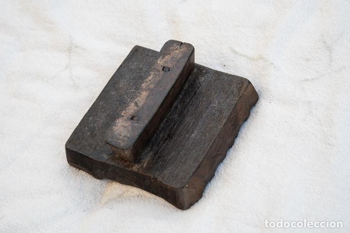 Antig&uuml;edades: Sello de estampaci&oacute;n de madera - Foto 4