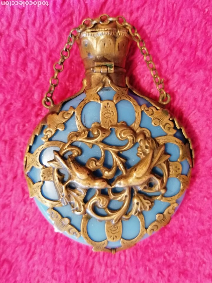 Antig&uuml;edades: PERFUMERO VICTORIANO CHATELAINE. VICTORIAN CHATELAINE PERFUME BOTTLE - Foto 2
