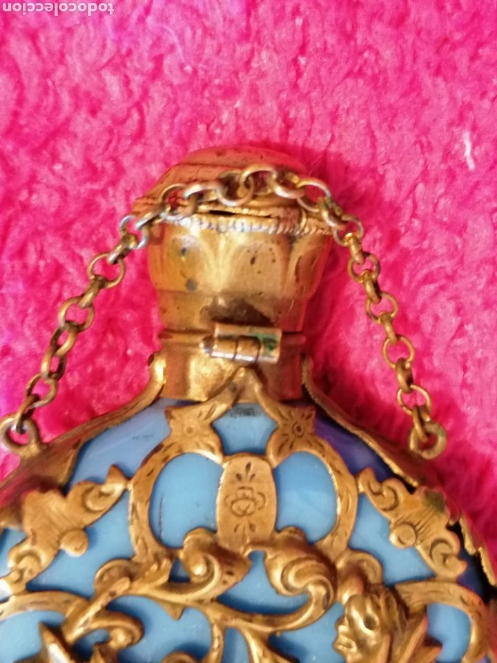 Antig&uuml;edades: PERFUMERO VICTORIANO CHATELAINE. VICTORIAN CHATELAINE PERFUME BOTTLE - Foto 11