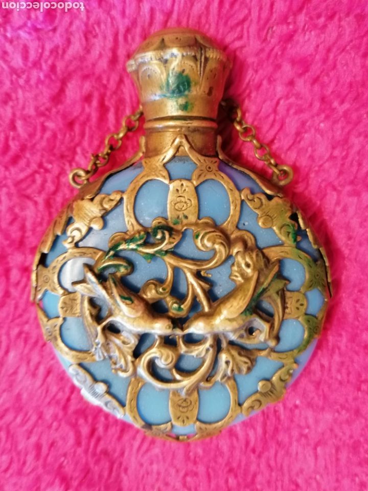 Antig&uuml;edades: PERFUMERO VICTORIANO CHATELAINE. VICTORIAN CHATELAINE PERFUME BOTTLE - Foto 16