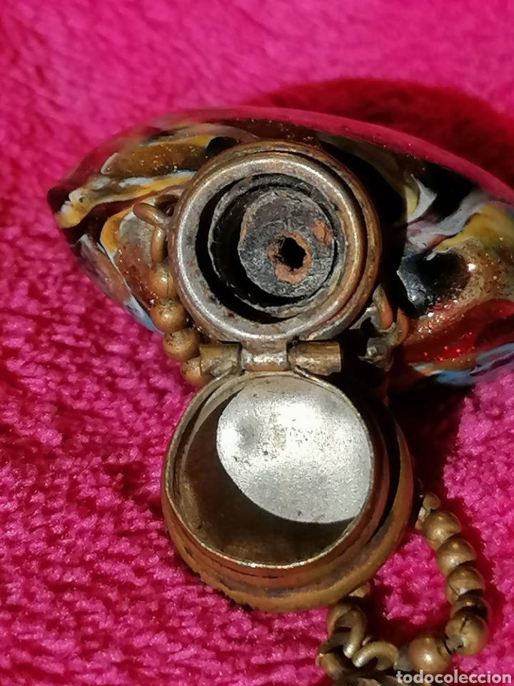 Antig&uuml;edades: PERFUMERO VICTORIANO MURANO CHATELAINE. Victorian Perfume Bottle Murano Chatelaine - Foto 4