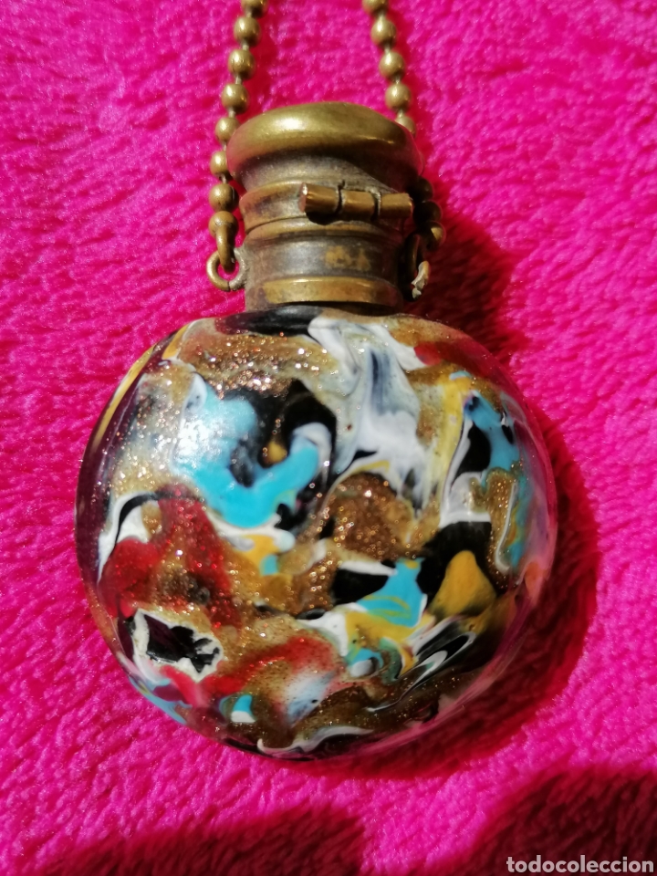 Antig&uuml;edades: PERFUMERO VICTORIANO MURANO CHATELAINE. Victorian Perfume Bottle Murano Chatelaine - Foto 6