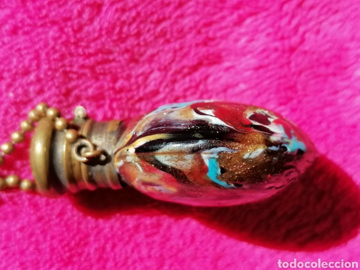 Antig&uuml;edades: PERFUMERO VICTORIANO MURANO CHATELAINE. Victorian Perfume Bottle Murano Chatelaine - Foto 8