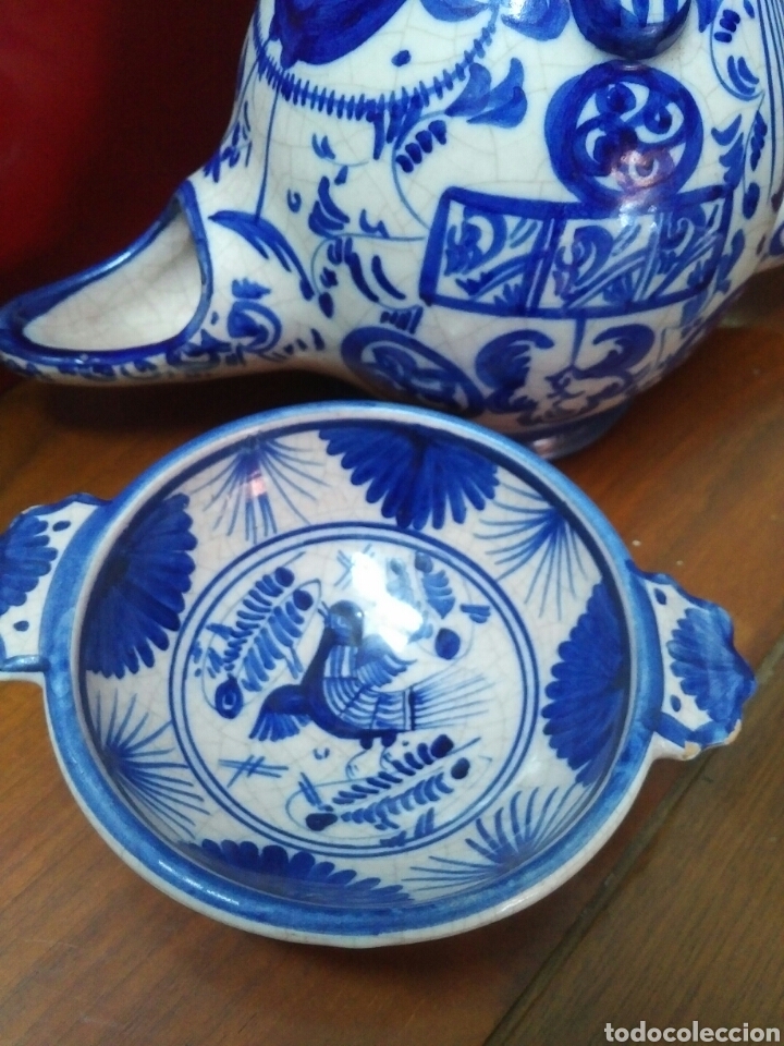 Antig&uuml;edades: Cer&aacute;mica azul de Manises - Foto 2