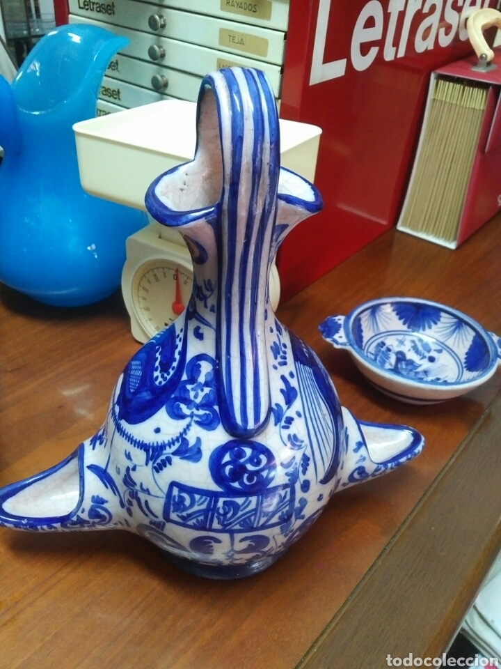 Antig&uuml;edades: Cer&aacute;mica azul de Manises - Foto 3