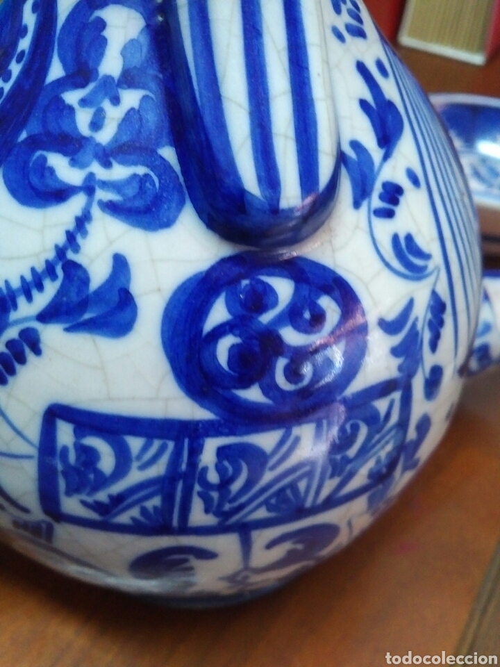 Antig&uuml;edades: Cer&aacute;mica azul de Manises - Foto 4