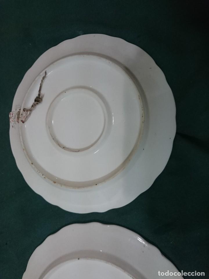 Antig&uuml;edades: plato porcelana - Foto 3