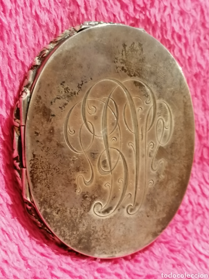Antig&uuml;edades: PLATA. ESPEJO DE PLATA CON PEINE Y LIMA - Foto 2