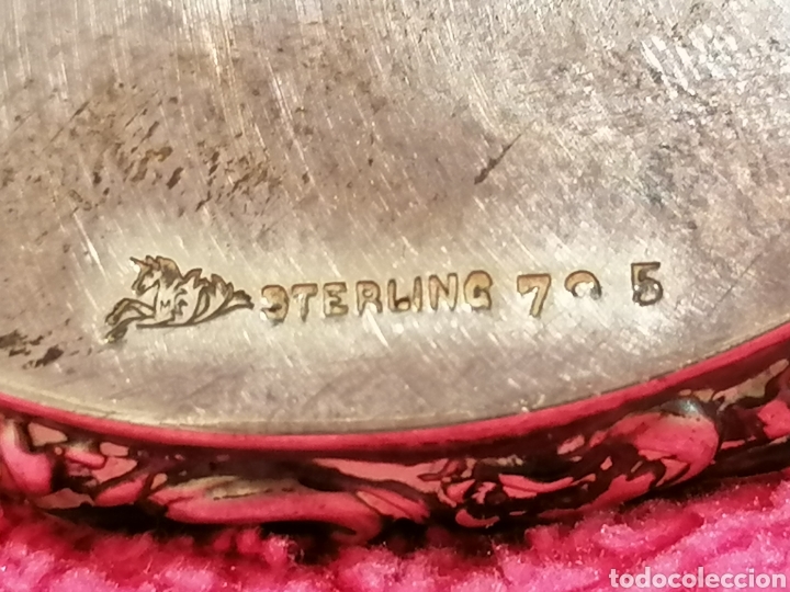 Antig&uuml;edades: PLATA. ESPEJO DE PLATA CON PEINE Y LIMA - Foto 6