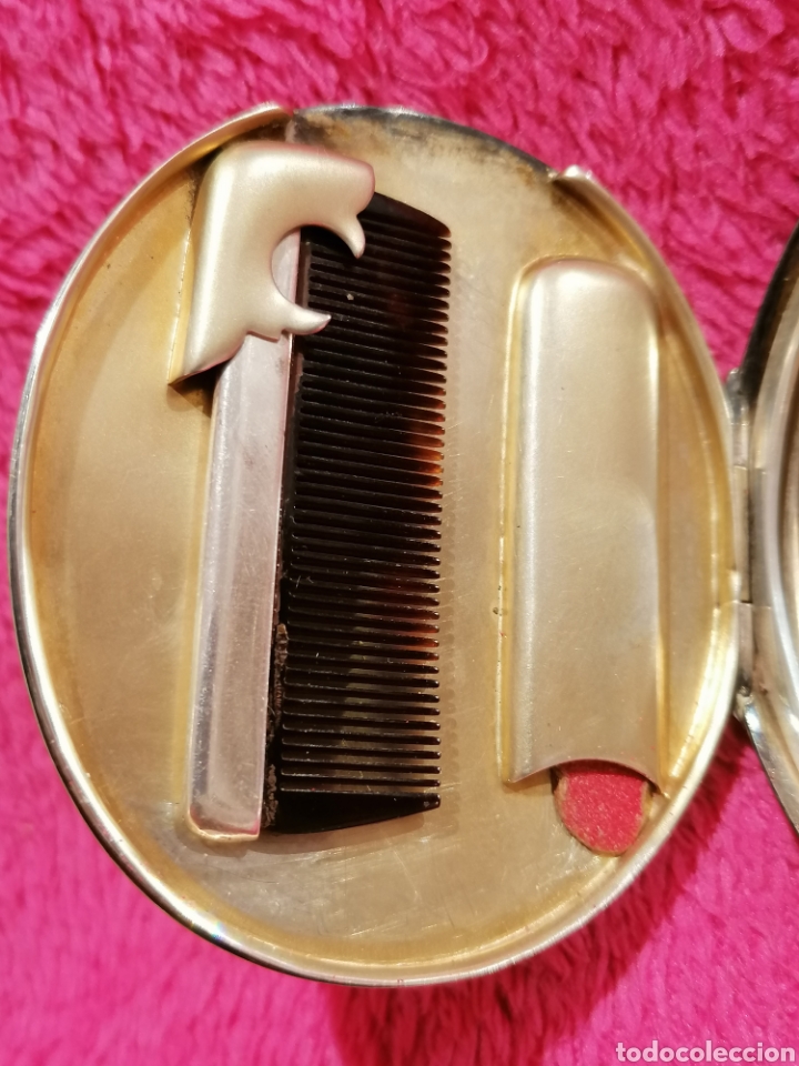 Antig&uuml;edades: PLATA. ESPEJO DE PLATA CON PEINE Y LIMA - Foto 8