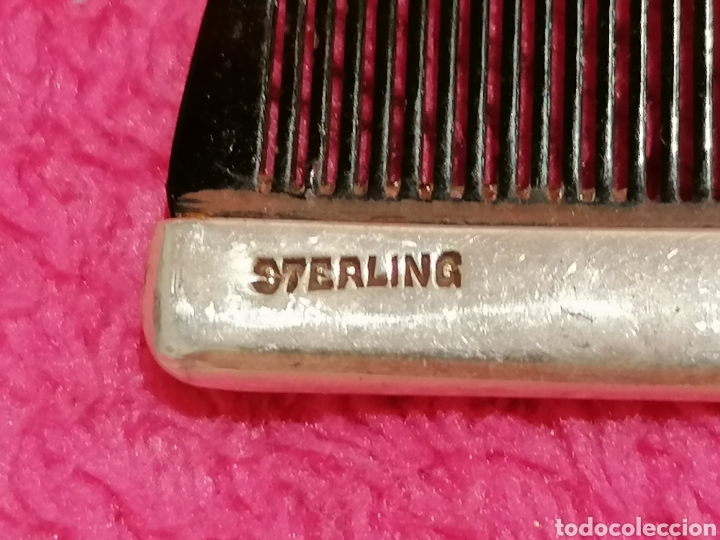 Antig&uuml;edades: PLATA. ESPEJO DE PLATA CON PEINE Y LIMA - Foto 12