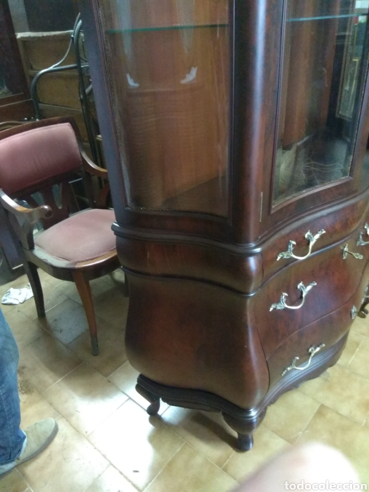 Antig&uuml;edades: Mueble Vitrina cajonera - Foto 4