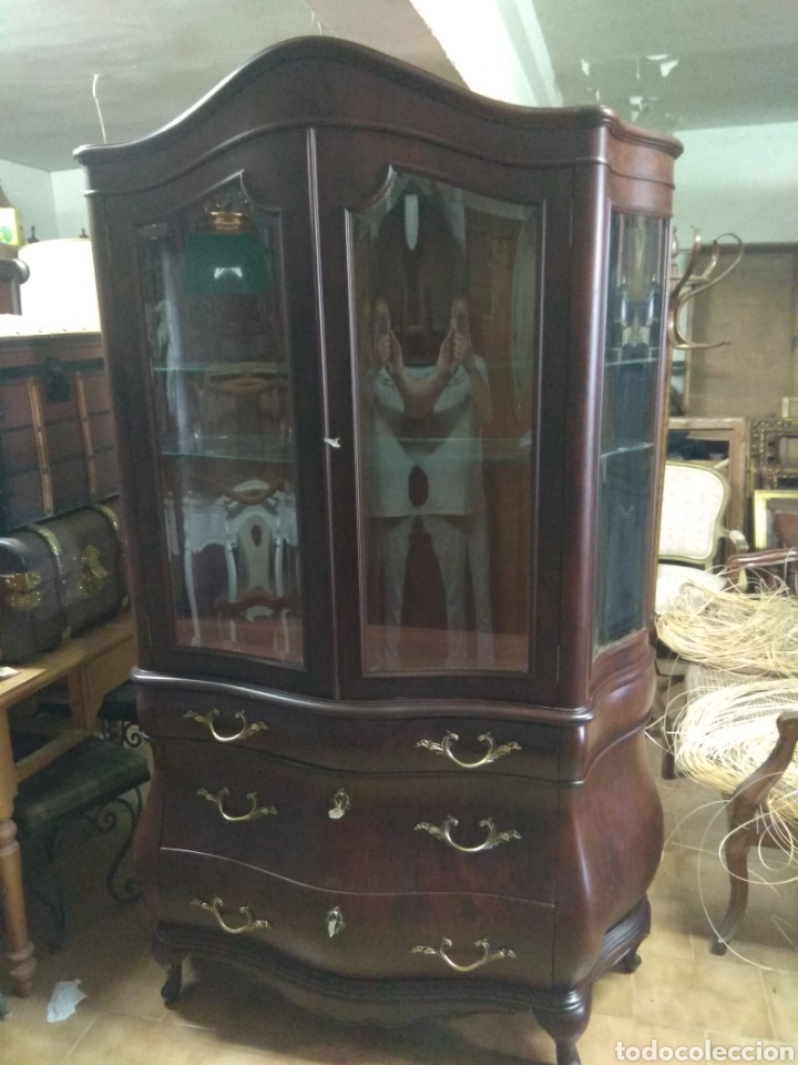 Antig&uuml;edades: Mueble Vitrina cajonera - Foto 9