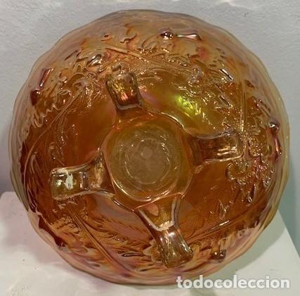 Antig&uuml;edades: Carnival glass, frutero. - Foto 4