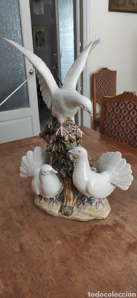 Antig&uuml;edades: Figura palomas - Foto 2