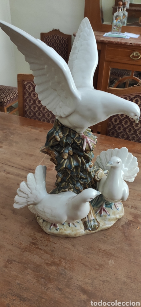 Antig&uuml;edades: Figura palomas - Foto 1
