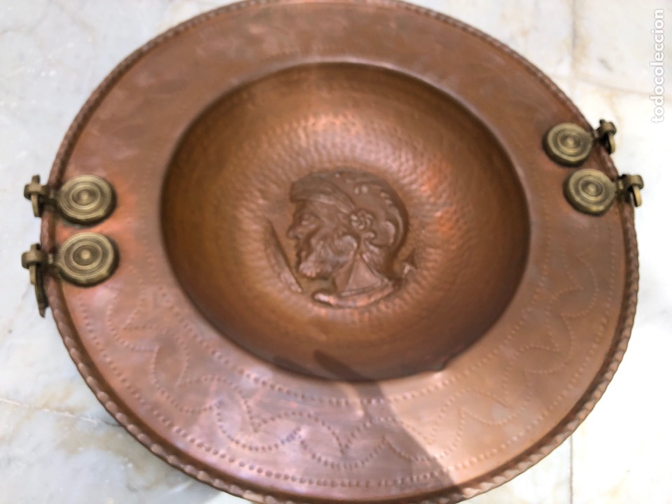 Antig&uuml;edades: Brasero de cobre 50 cm - Foto 3