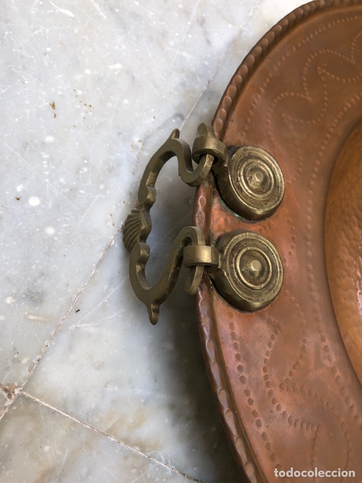 Antig&uuml;edades: Brasero de cobre 50 cm - Foto 4