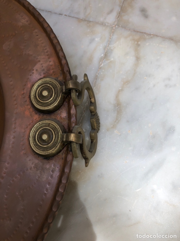 Antig&uuml;edades: Brasero de cobre 50 cm - Foto 5