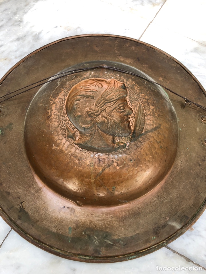 Antig&uuml;edades: Brasero de cobre 50 cm - Foto 9