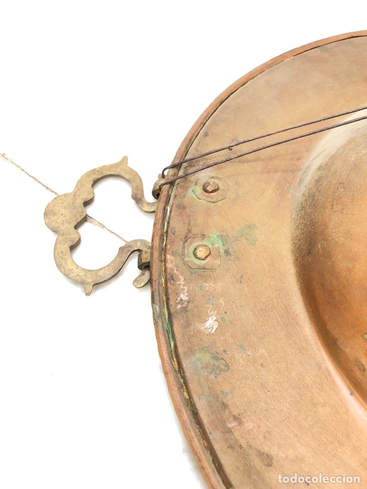 Antig&uuml;edades: Brasero de cobre 50 cm - Foto 10