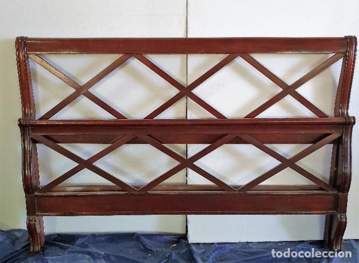 Antig&uuml;edades: CAMA ESTILO INGLES DE 144 CM - Foto 1
