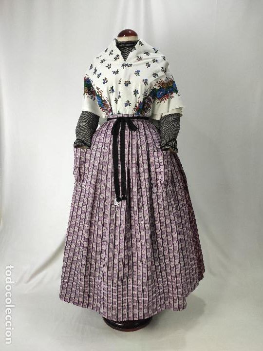 Antig&uuml;edades: Indiana, pa&ntilde;uelo de algod&oacute;n estampado en azul - Foto 15